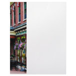 Corner Restaurant with Hanging Plants Personalized Letterhead