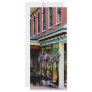 Corner Restaurant with Hanging Plants Custom Rack Cards