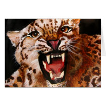 Cornered (Leopard) Cards by jaisjewels Cornered (Leopard) Cards