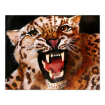 Cornered (Leopard) Fine Art Print by jaisjewels Cornered (Leopard) Fine Art Print