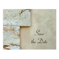 Cornerstones Wedding Save the Date Announcement Post Cards
