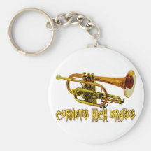 Cornets Kick Brass Keychains