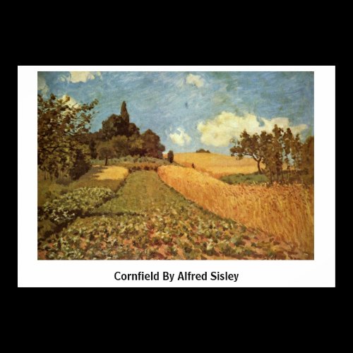 Cornfield By Alfred Sisley Posters
