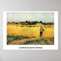 Cornfield By Berthe Morisot Posters