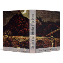 Cornfield In The Moonlight By Palmer Samuel Vinyl Binders