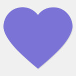 Cornflower Blue Heart Sticker