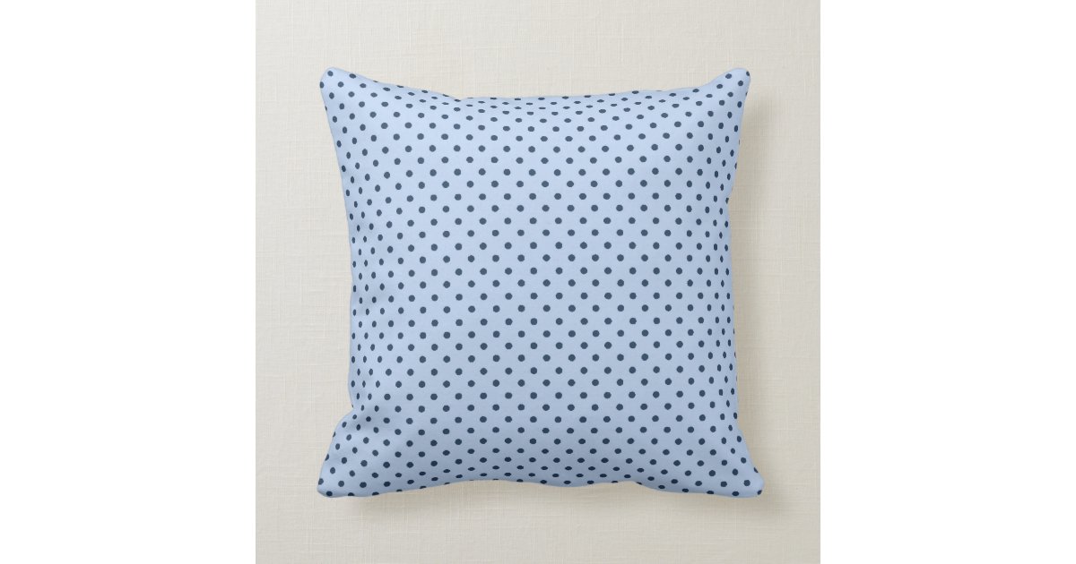 Cornflower Blue Navy Blue Pillow Zazzle