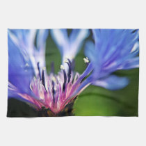 Cornflower floral kitchen tea towel american mojo kitchen towels