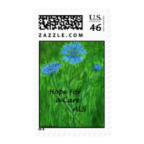 Cornflowers ~ Hope for a Cure - ALS Postage