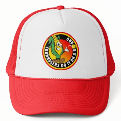 Cornhole Art for Ball Cap Hats by dmd1026
