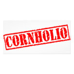 Cornholio Customized Photo Card