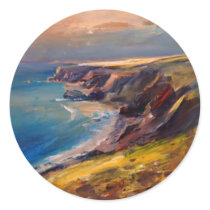 Cornish Coast near Newquay stickers