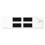 CORNISH FLAG BUMPER STICKERS