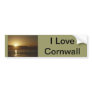 Cornish sunset bumper sticker