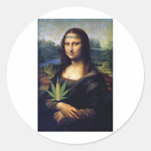 Cornnabis de Mona Lisa Etiquetas