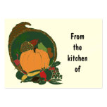 Cornocopia Recipe Cards