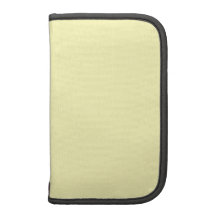 Cornsilk Yellow Background Folio Planner
