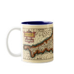 "Cornwaile" Cornwall County Map, England Mug