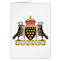 Cornwall Coat of Arms cards by FlagTshirts Cornwall Coat of Arms cards