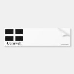 Cornwall Flag with Name Bumper Stickers