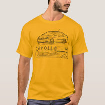 Corolla Black t-shirts by ragebomb Corolla Black t-shirts