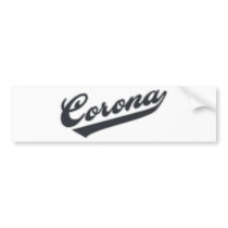 Corona bumper stickers