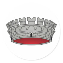 Corona di comune, Italy stickers