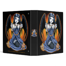 "Corona" Gothic Crystal Angel Art Binder