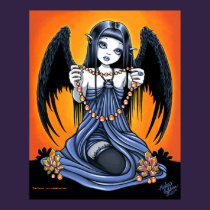 "Corona" Gothic Crystal Angel Art Poster posters