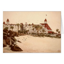 CORONADO BEACH GREETING CARDS