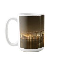 Coronado Bridge Nightscape mugs