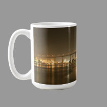 Coronado Bridge Nightscape mugs