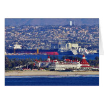 Coronado Seen From The Cabrillo National Monument cards by lifesphere Coronado Seen From The Cabrillo National Monument cards