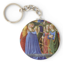 Coronation Detail By Angelico Fra Key Chains