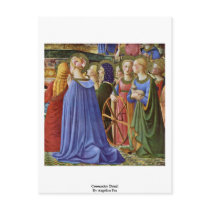 Coronation Detail By Angelico Fra Postcards