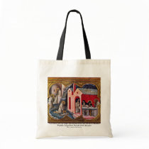 Coronation Of The Virgin Canvas Bags