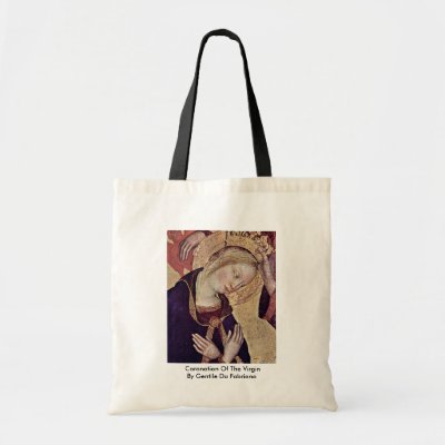 Coronation Of The Virgin By Gentile Da Fabriano Bags by Artcollection