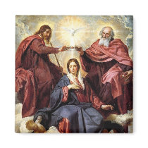 Coronation of The Virgin Mary Magnet