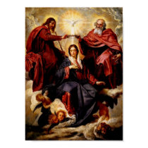 Coronation of The Virgin Mary Poster posters