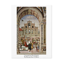 Coronation Piccolomini By Bernardino Di Betto Postcards