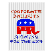 Corporate Bailouts Postcard