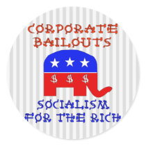 Corporate Bailouts Sticker