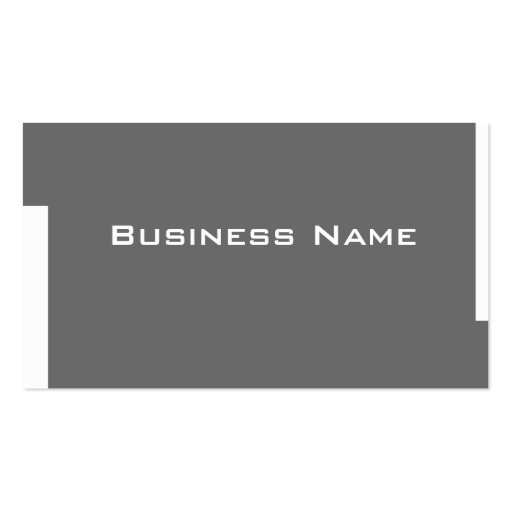 corporate business card