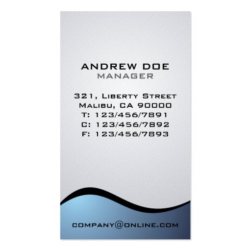 Corporate - Business Cards (back side)