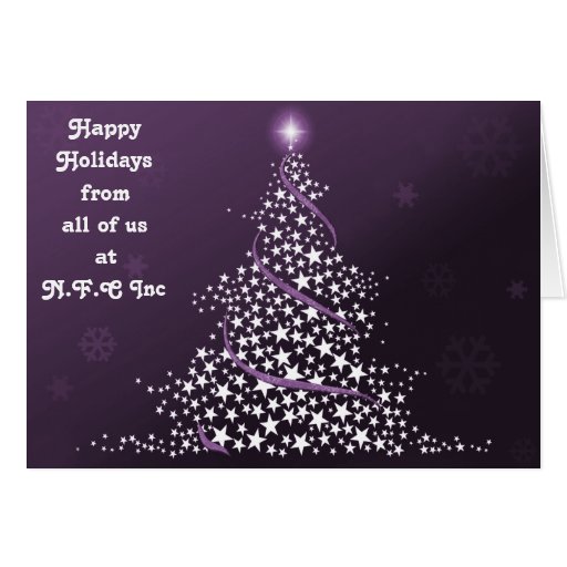 Corporate Christmas Greeting Cards | Zazzle