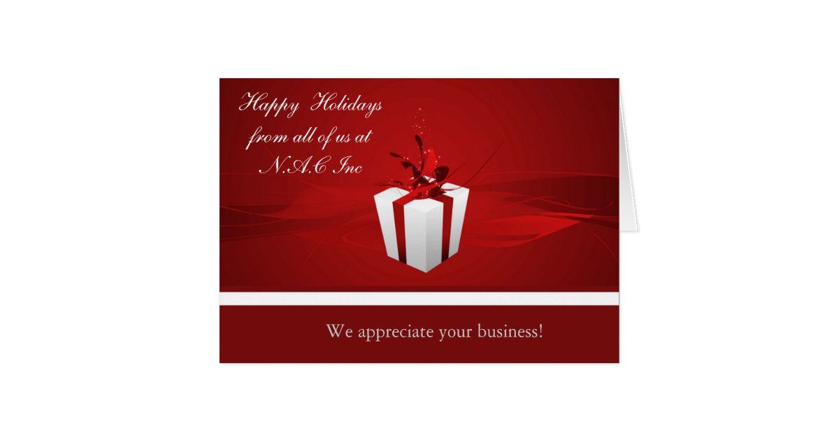 Design crafters' new customer feedback confirms sending christmas cards Corporate Christmas Greeting Cards | Zazzle