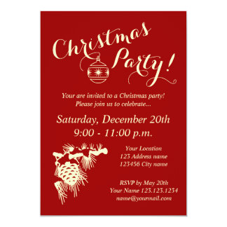 company holiday party invitation
