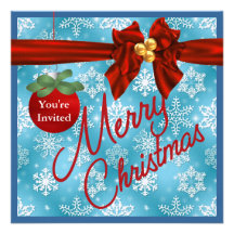 CORPORATE Christmas Party SnowFlake Invitation