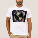 Corporate crime and pseudo government t-shirts by burntright Corporate crime and pseudo government t-shirts