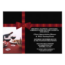 Corporate Event Client Appreciation Custom Invitations